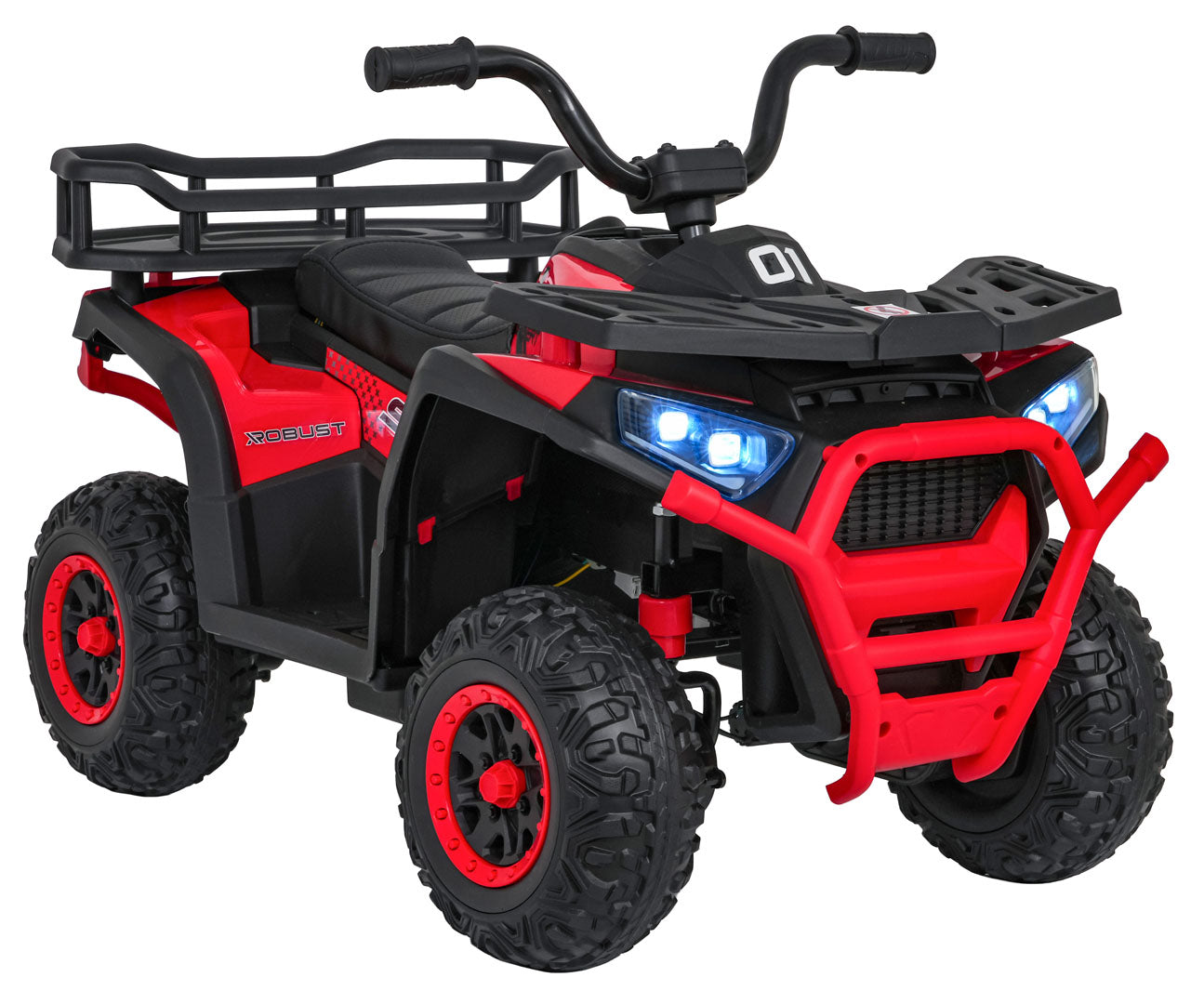 Quad na akumulator ATV Robust 01 4x4 - crveni