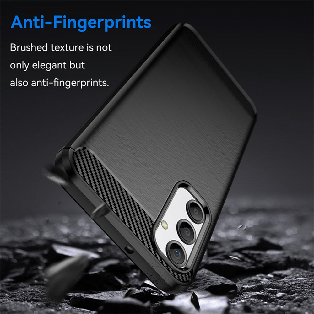 Techsuit Carbon Silicone kryt pro Samsung Galaxy A25 5G – černý