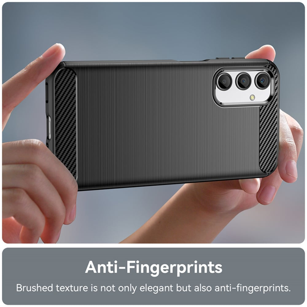 Techsuit Carbon Silicone kryt pro Samsung Galaxy A25 5G – černý