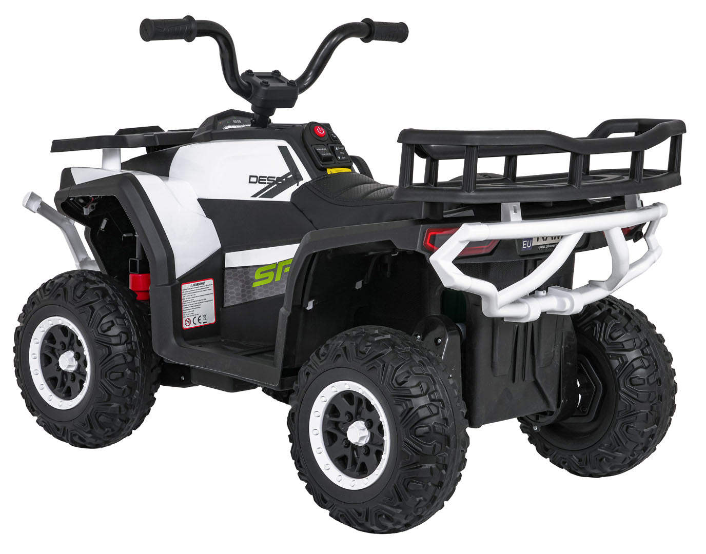 Quad na akumulator ATV Robust 01 4x4 - bijeli