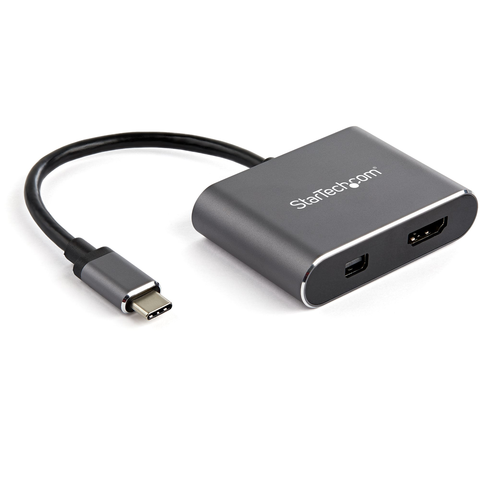 StarTech.com CDP2HDMDP USB grafički prilagodnik 3840 x 2160 pikseli Crno, Sivo