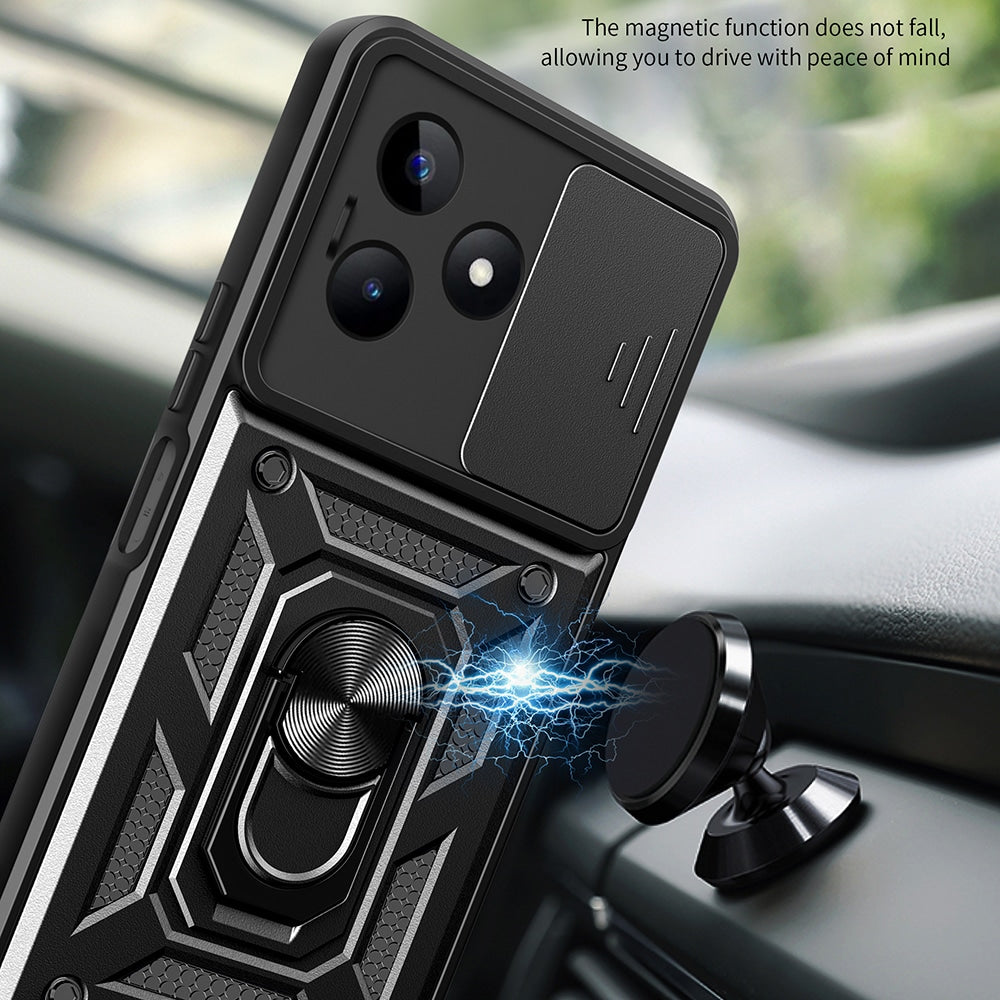 Techsuit – série CamShield ochranný kryt pro Xiaomi Redmi Note 13 5G – černý