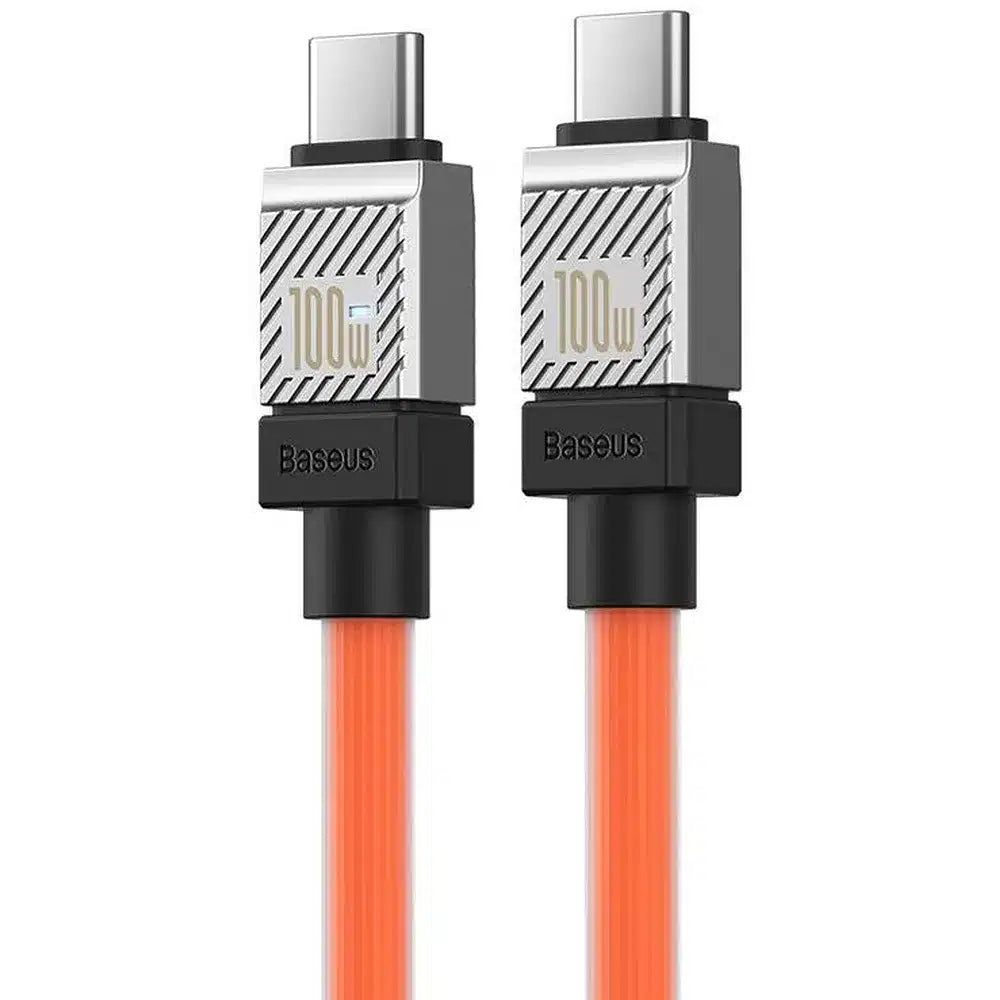 BASEUS kabel tipa C na tip C CoolPlay Power Delivery 100W 2m oranžen