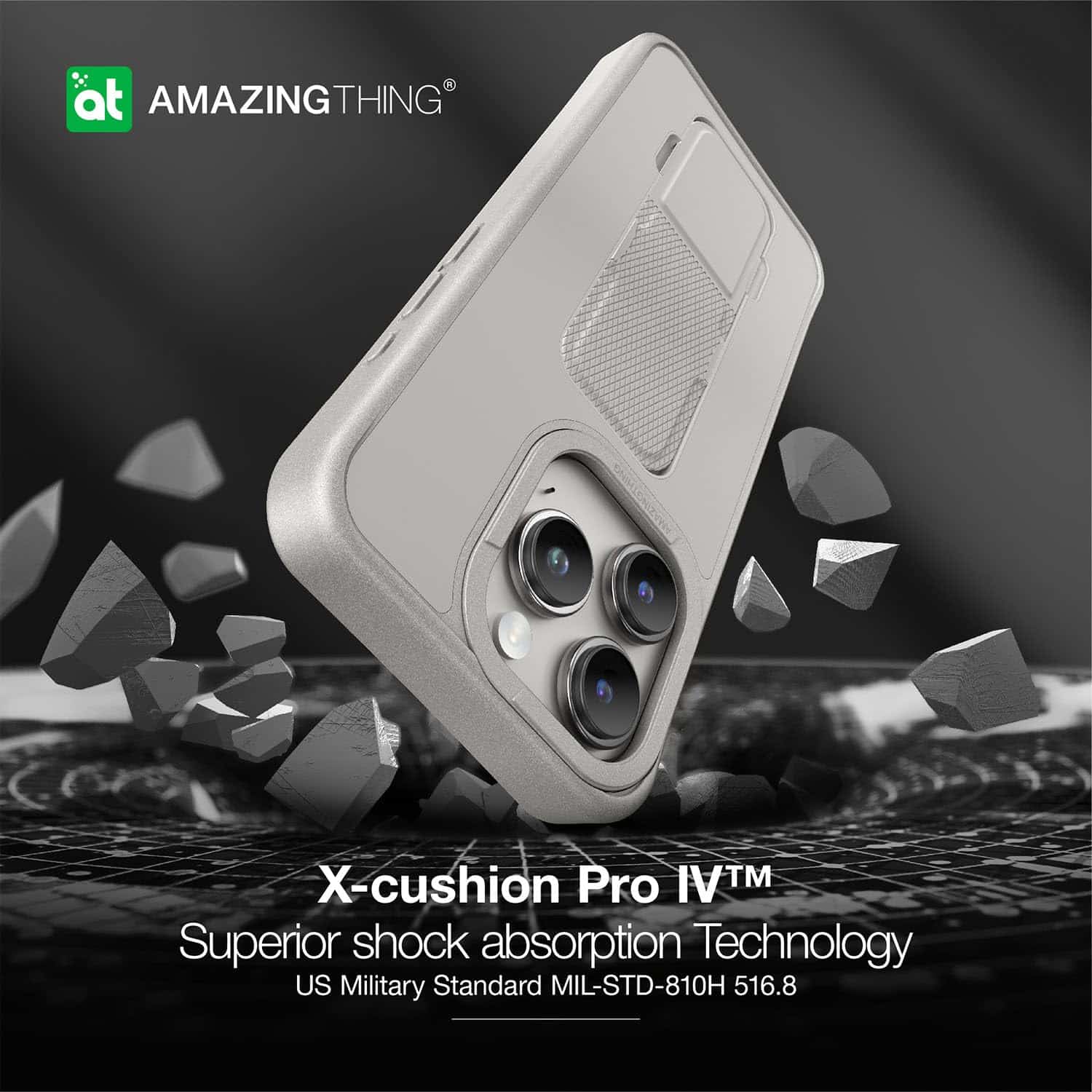 AMAZING THING MATTE PRO MAGSAFE OVITEK ZA IPHONE 15 PRO MAX TITANIUM