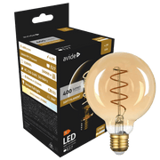Avide Žarulja,LED,4.5W,E14,2700K,230V AC,topla bijela svjetlost - Soft Filament G80 4.5W E27