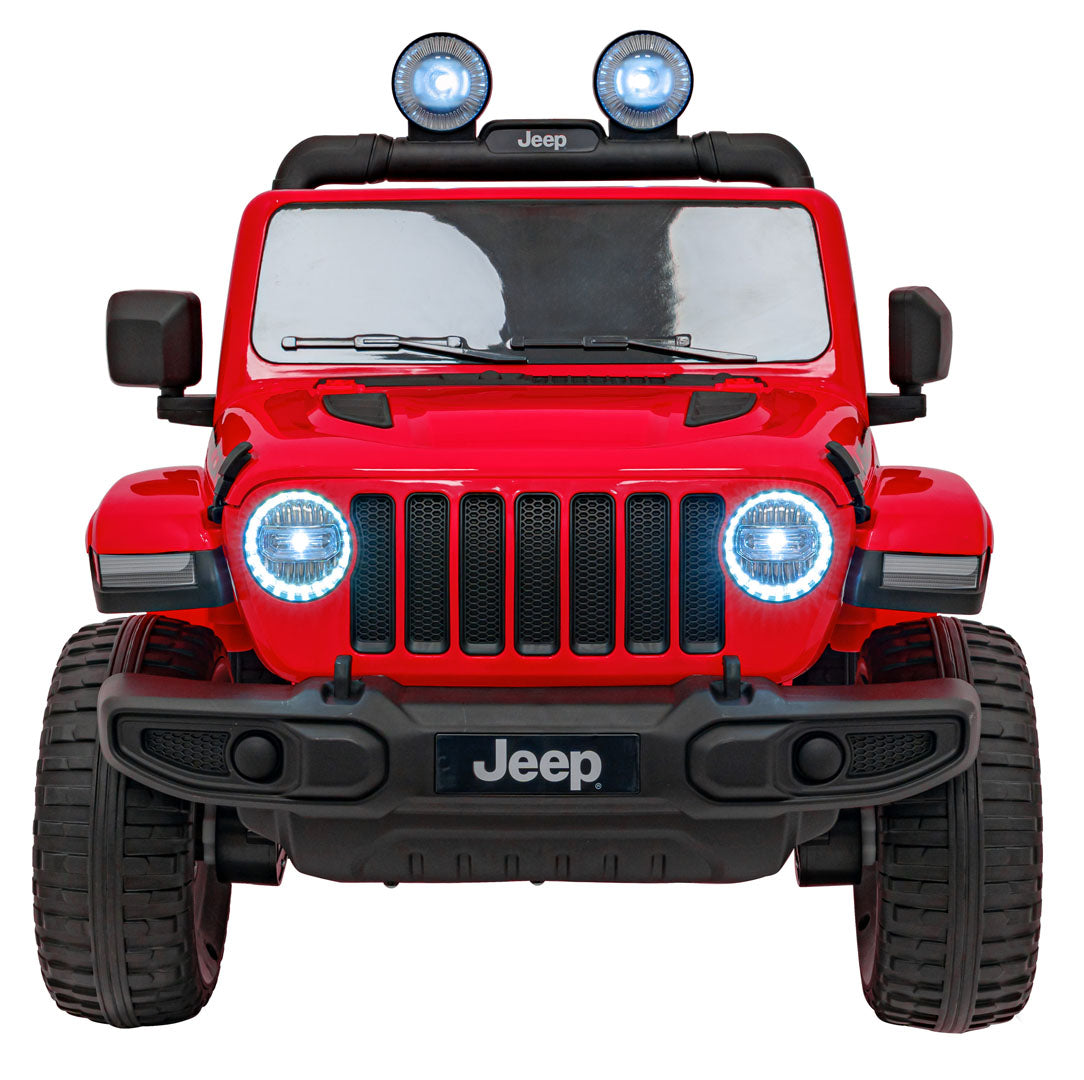 Licencirani auto na akumulator Jeep Wrangler Rubicon 4x4 - crveni