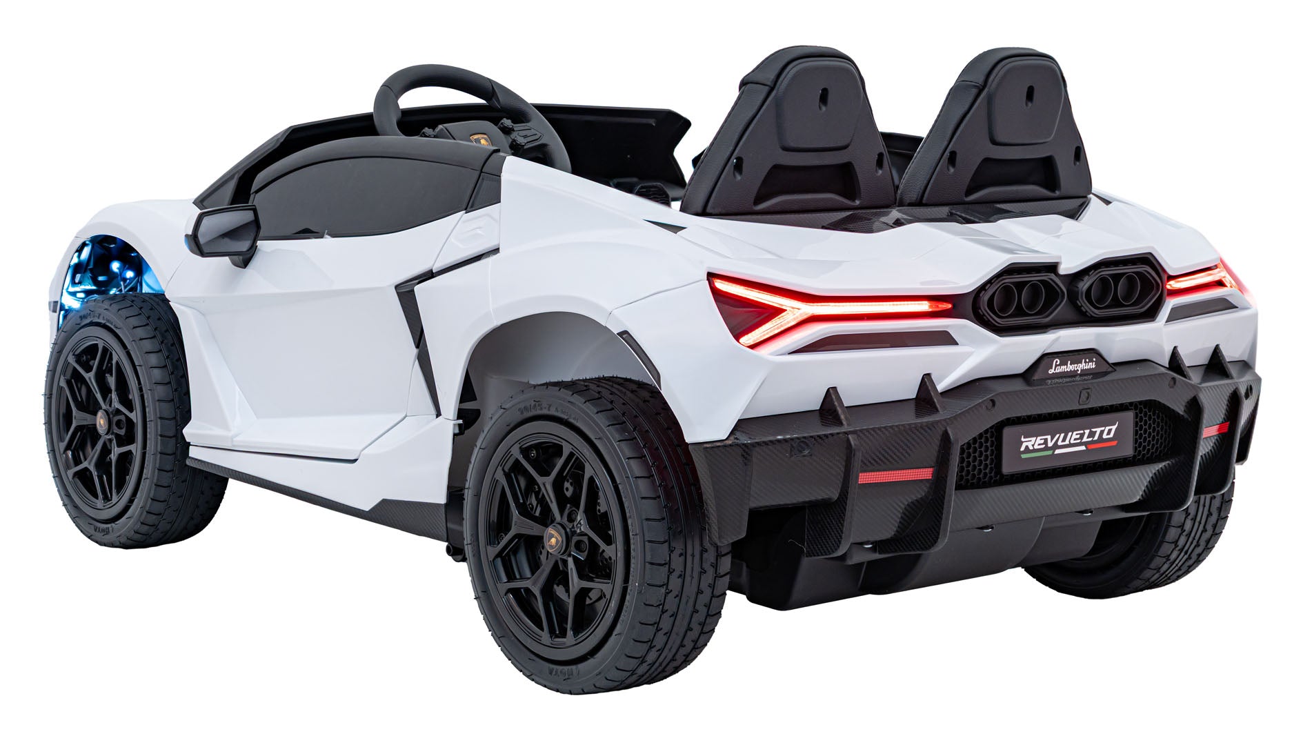 Licencirani auto na akumulator Lamborghini Revuelto XL STRONG - dvosjed - bijeli