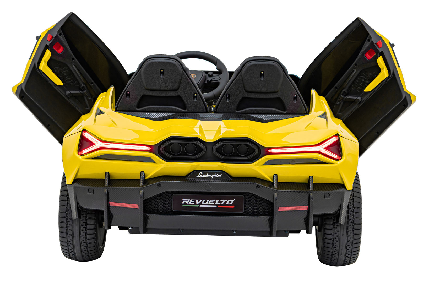 Licencirani auto na akumulator Lamborghini Revuelto XL 4x4 - dvosjed - žuti