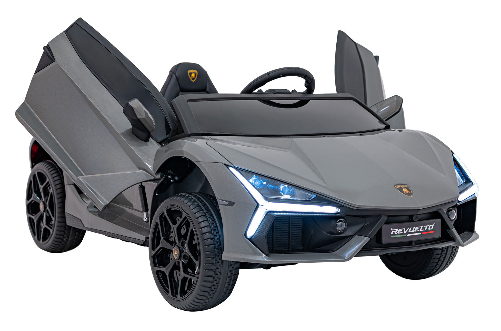 Licencirani auto na akumulator Lamborghini Revuelto XL 4x4 - dvosjed - sivi