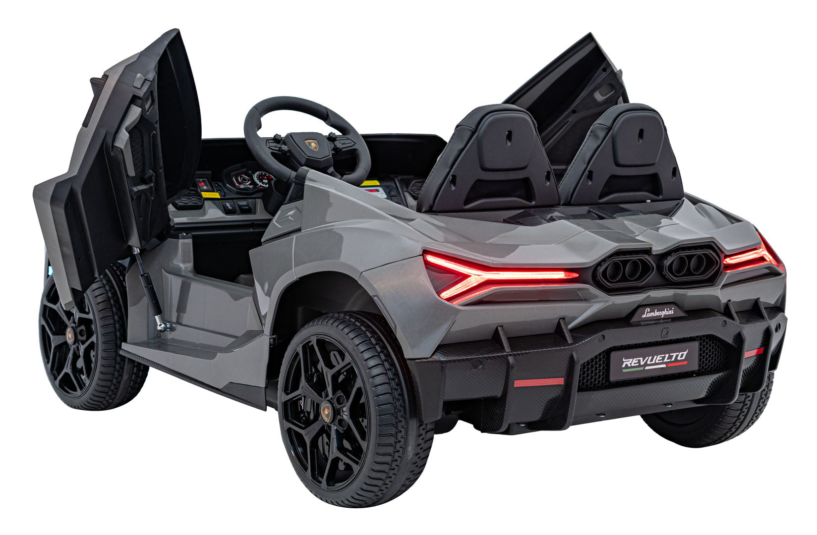 Licencirani auto na akumulator Lamborghini Revuelto XL 4x4 - dvosjed - sivi