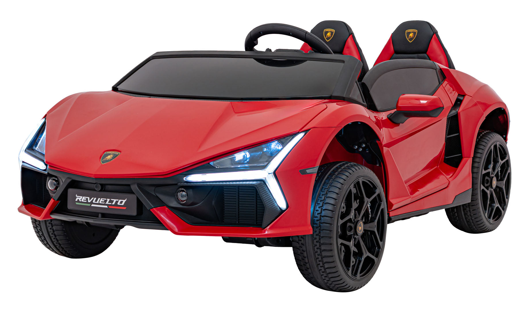 Licencirani auto na akumulator Lamborghini Revuelto XL 4x4 - dvosjed - crveni