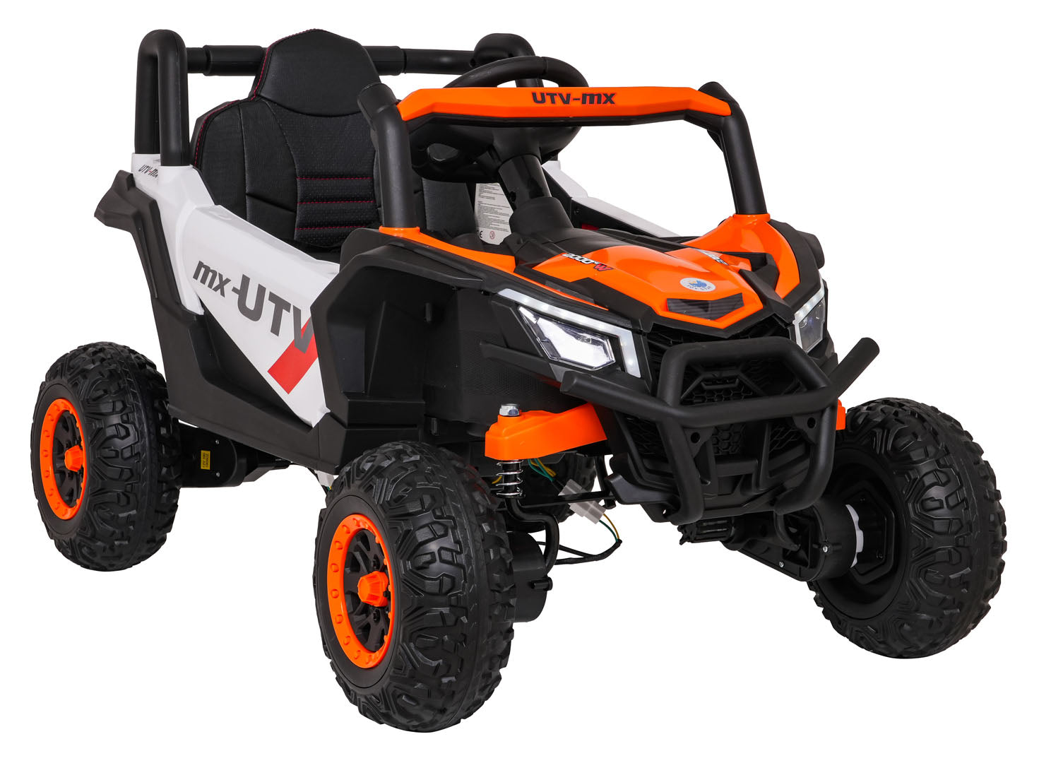 Buggy na akumulator Madman UTV-MX 4x4 - bijelo/narančasti