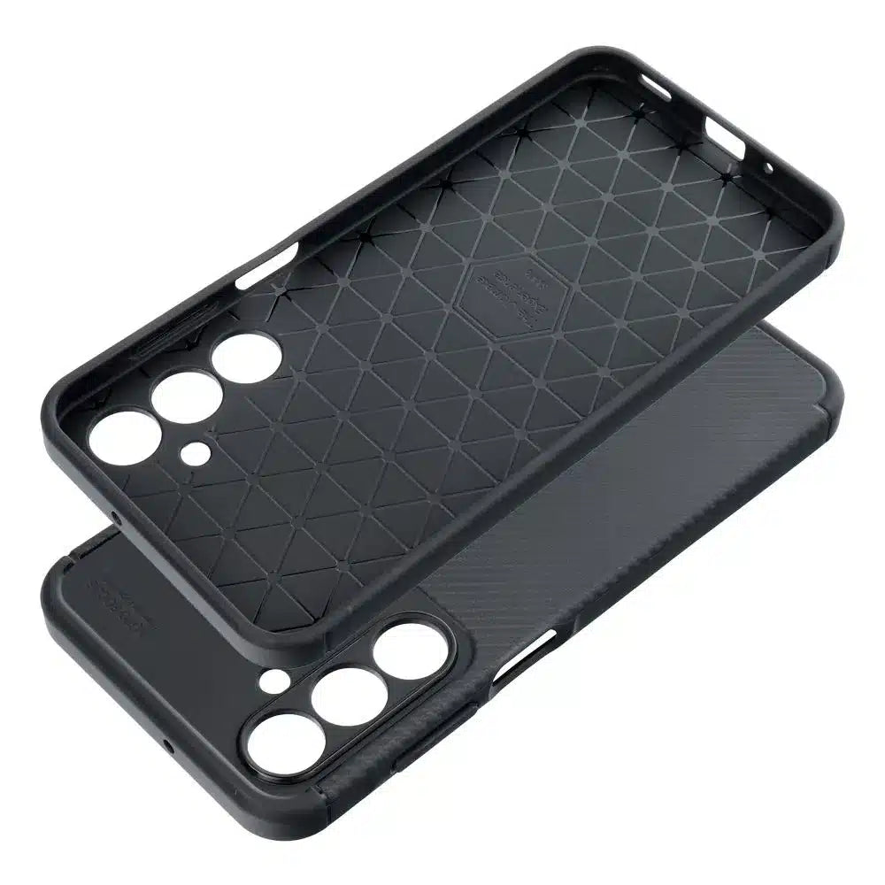 CARBON PREMIUM maska za SAMSUNG GALAXY A16 5G / A16 4G - črna