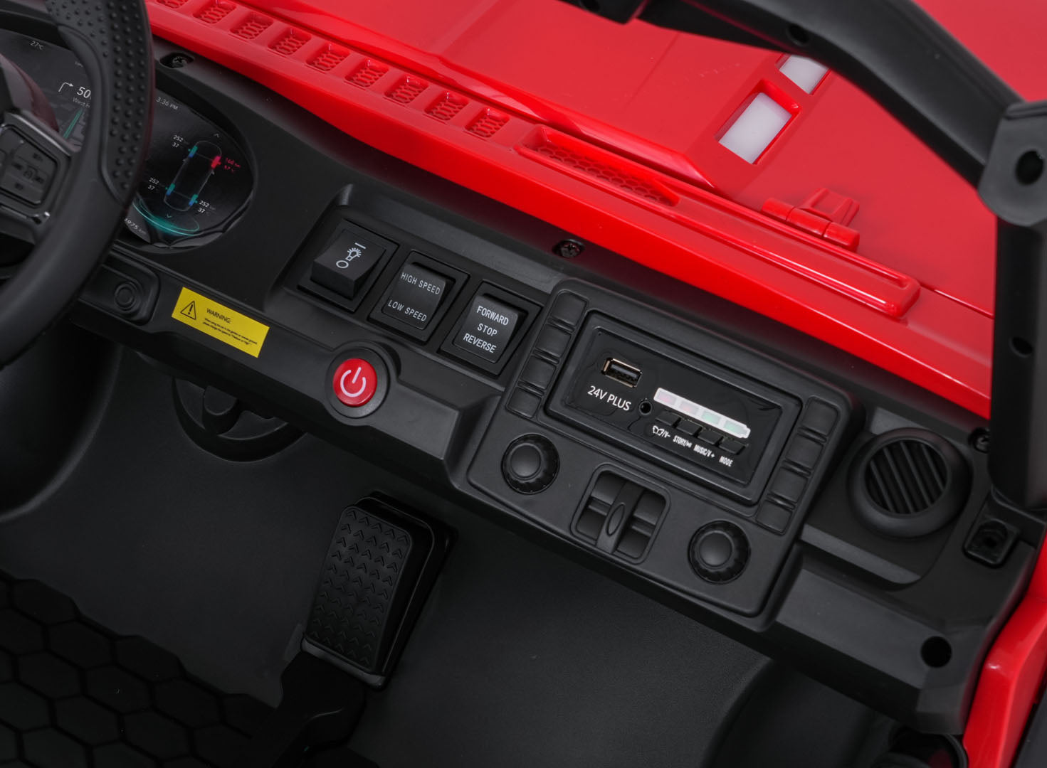 Buggy na akumulator PASSION 4x4 - dvosjed - crveni