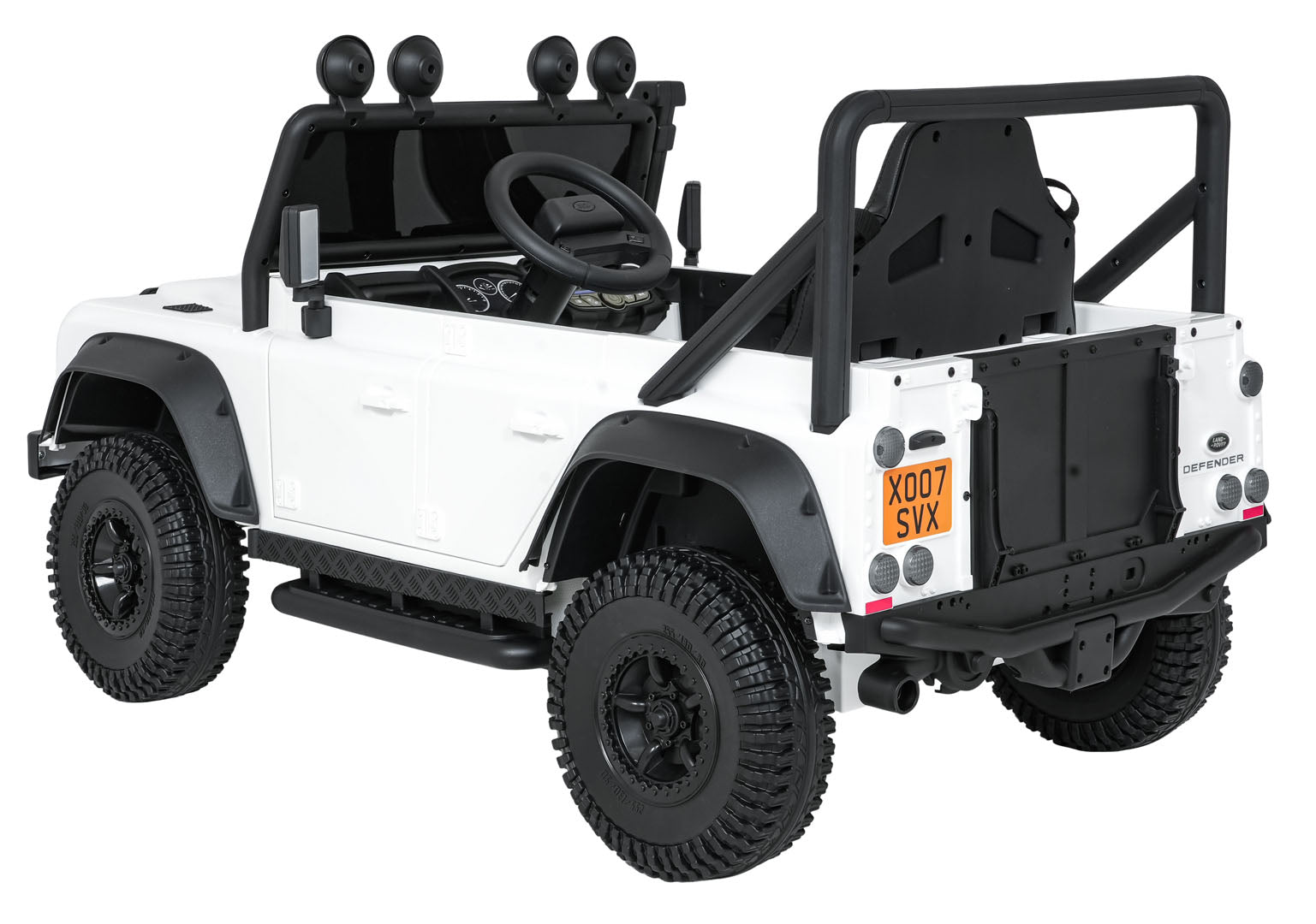 Licencirani auto na akumulator Land Rover Defender 110 SVX Concept - bijeli