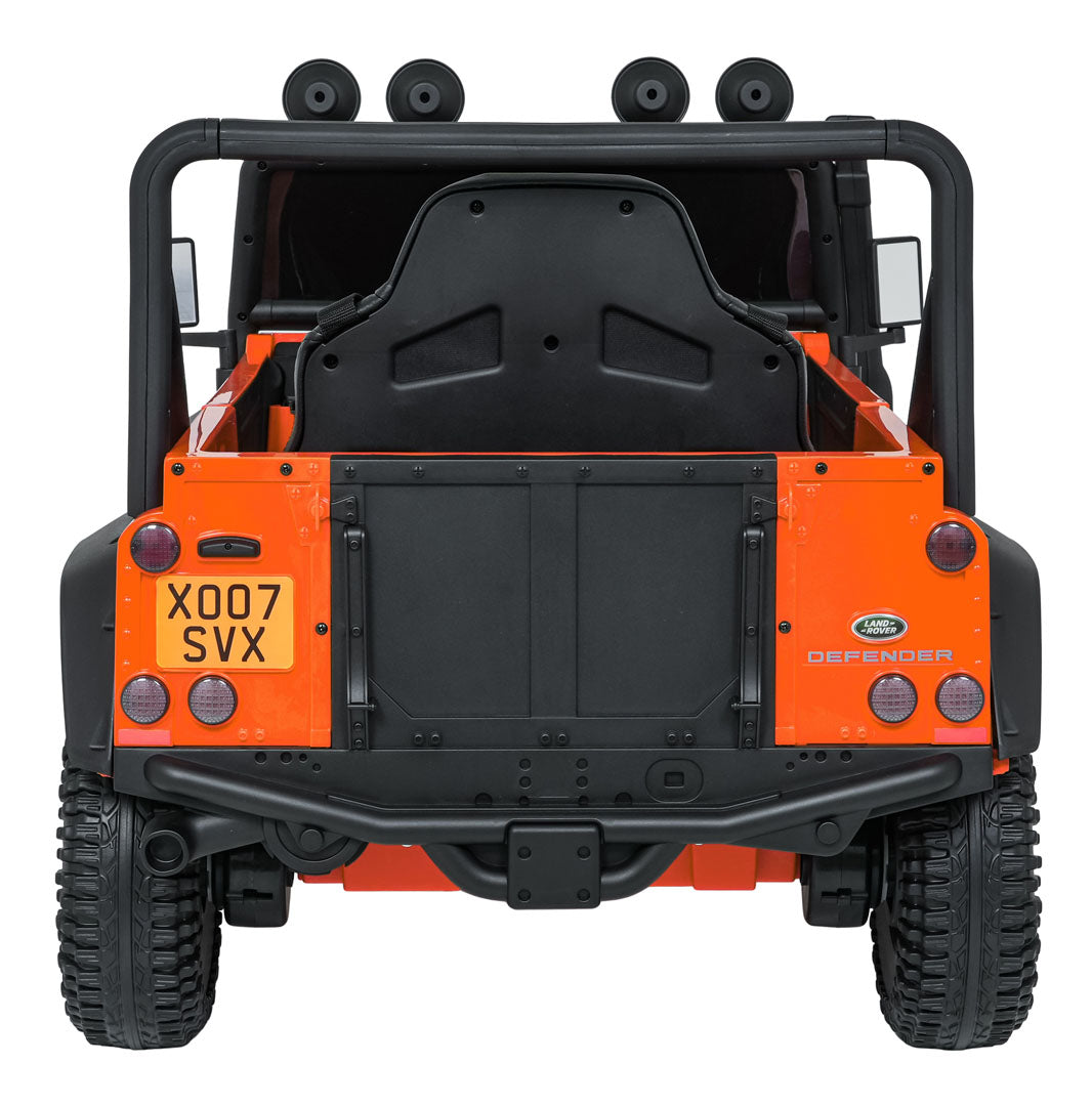 Licencirani auto na akumulator Land Rover Defender 110 SVX Concept - narančasti
