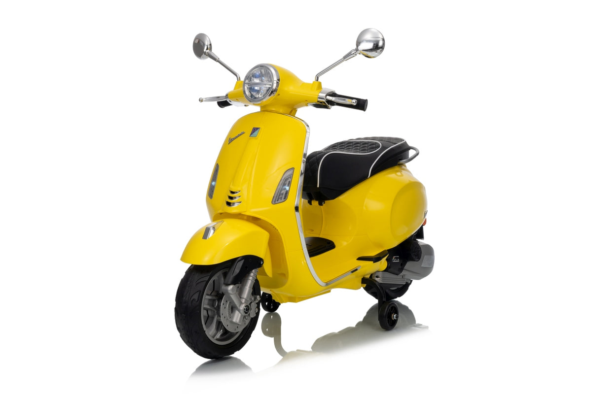 Licencirani motor na akumulator Vespa ROMA - žuta