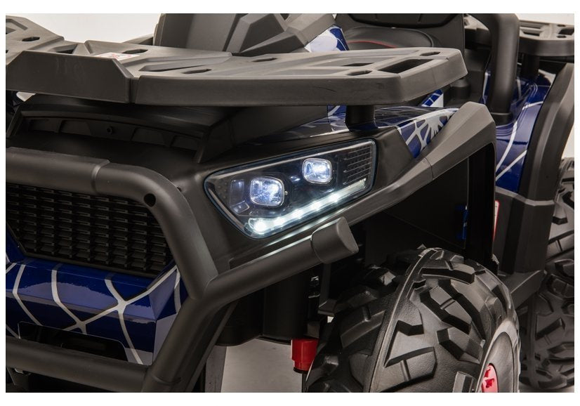 Quad na akumulator XMX607 Spyder 4×4 - plavi/lakirani