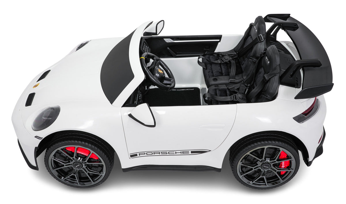 Licencirani auto na akumulator Porsche 911 GT3 4x4 STRONG - dvosjed - Bijeli