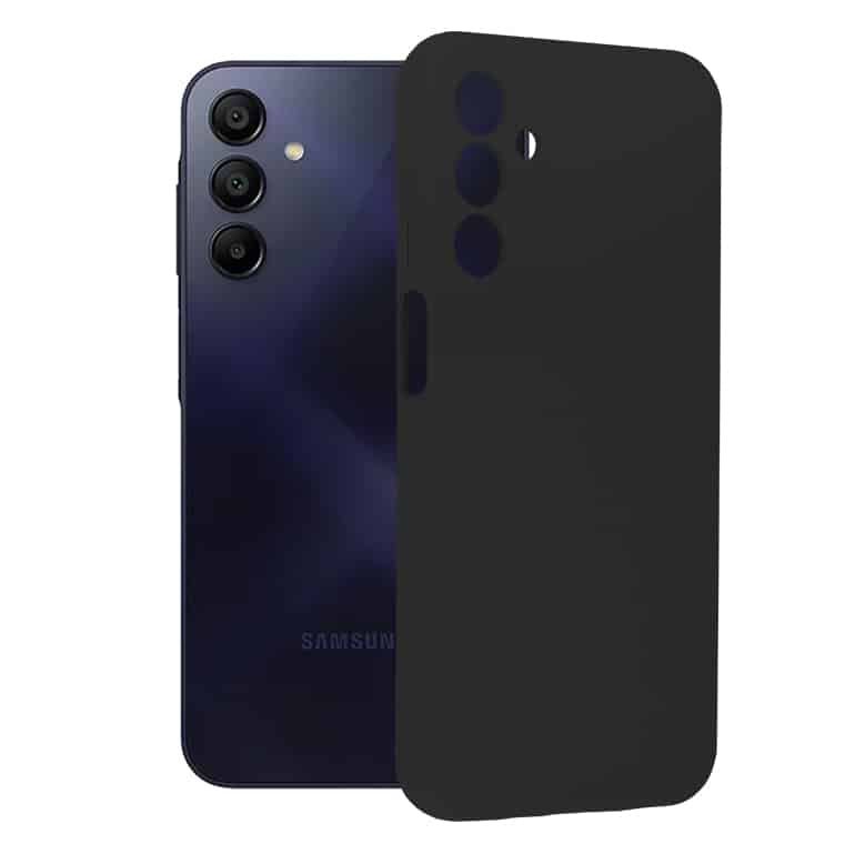 Techsuit Soft Edge Silicone maska za Samsung Galaxy A15 4G / A15 5G crna