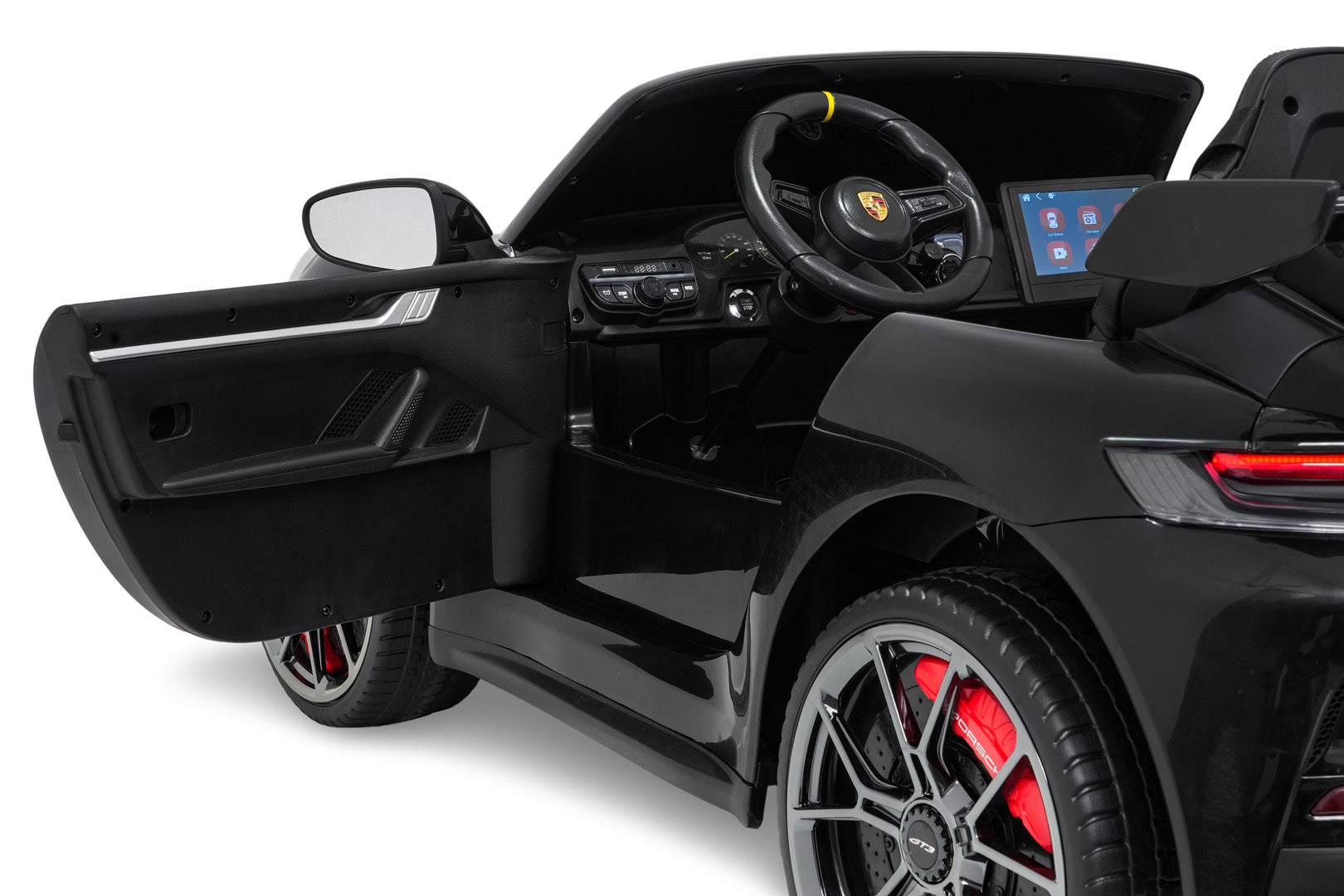 Licencirani auto na akumulator Porsche 911 GT3 STRONG MP4 - dvosjed - crni