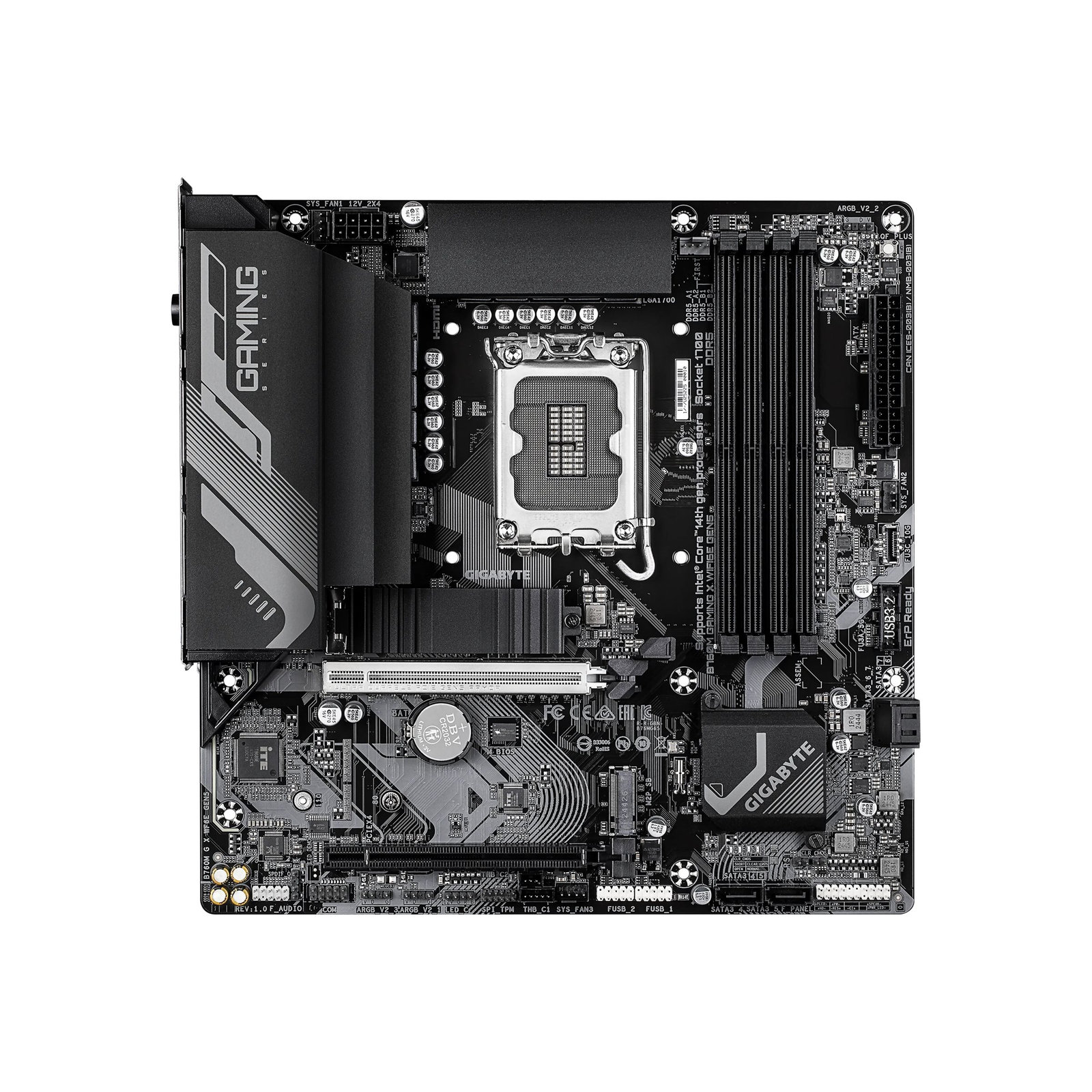GIGABYTE B760M GAMING X WIFI6E GEN5 Intel B760 LGA 1700 Mikro ATX