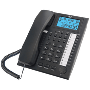 MeanIT Telefon analogni, stolni, LCD zaslon, crni - ST200 Black