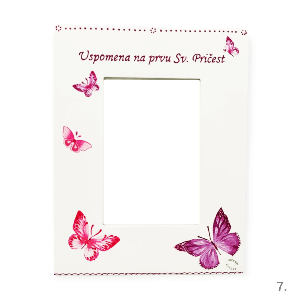 Personalizirani okvirji za prvo obhajilo za deklice – Naj spomini ostanejo nepozabni – 7. – 15148