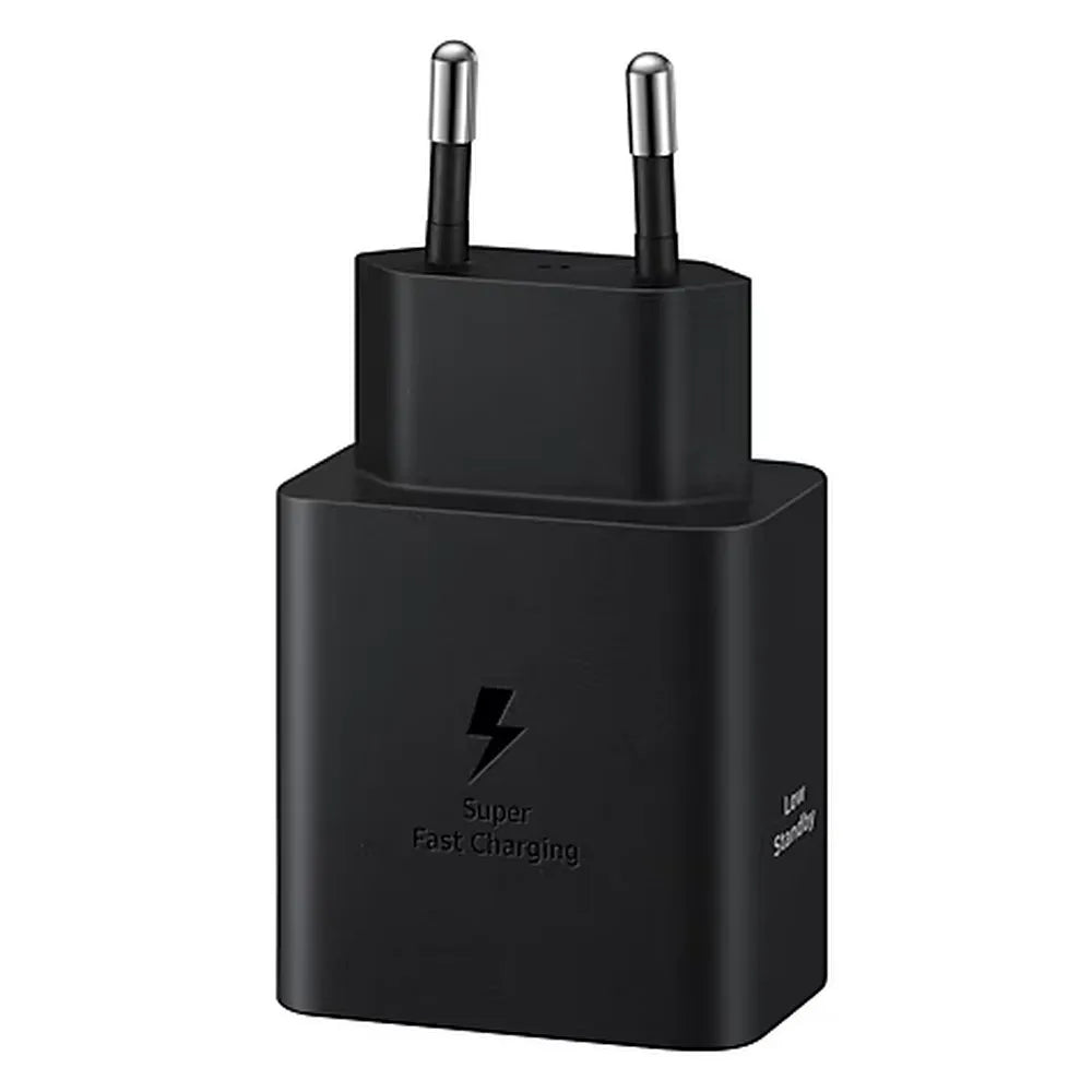 SAMSUNG originalni Type-C zidni punjač + Type-C na Type-C kabel PD 3A 45W EP-T4511XBEGEU crni