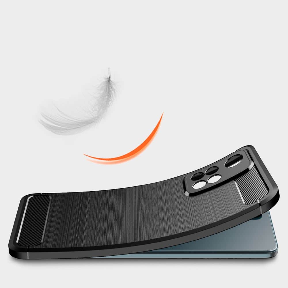 TECH-PROTECT TPUCARBON POUZDRO PRO XIAOMI REDMI NOTE 11 PRO+ PLUS 5G ČERNÉ