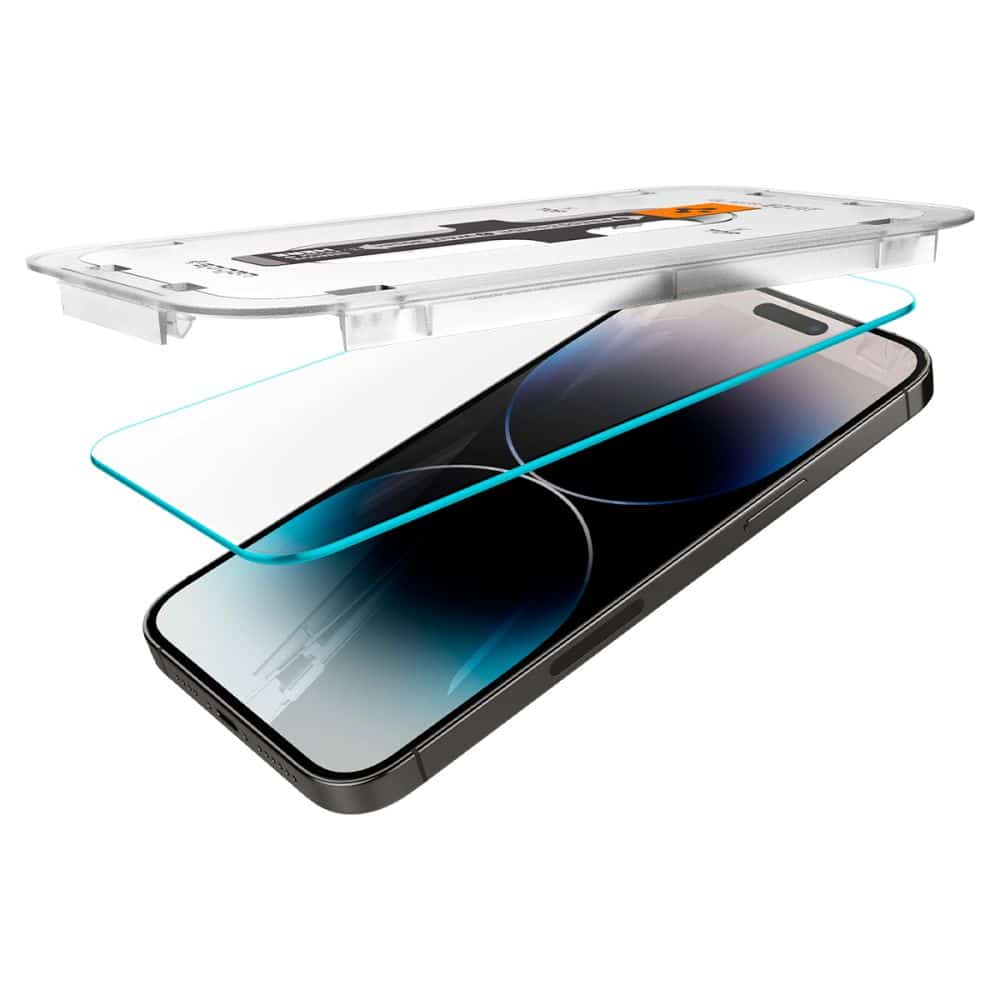 SPIGEN GLAS.TR EZ FIT TVRZENÉ SKLO 2KS PRO IPHONE 14 PRO MAX CLEAR