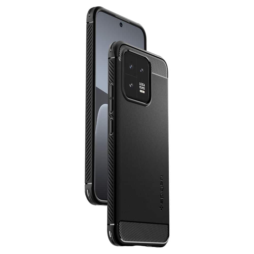 SPIGEN RUGGED ARMOR POUZDRO PRO XIAOMI 13 MATNÉ ČERNÉ