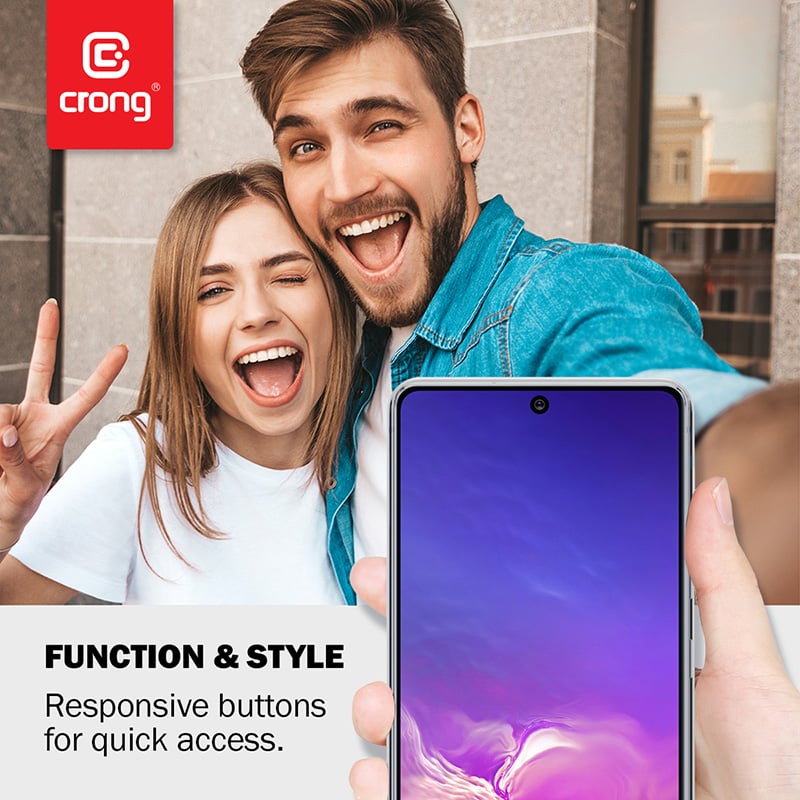Crong Crystal Slim zaštitna maskica za Realme 7T Pro