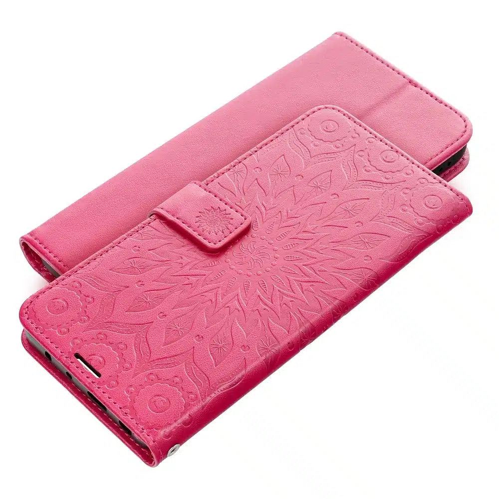 MEZZO Book case preklopna torbica za XIAOMI Redmi NOTE 12 5G mandala magenta