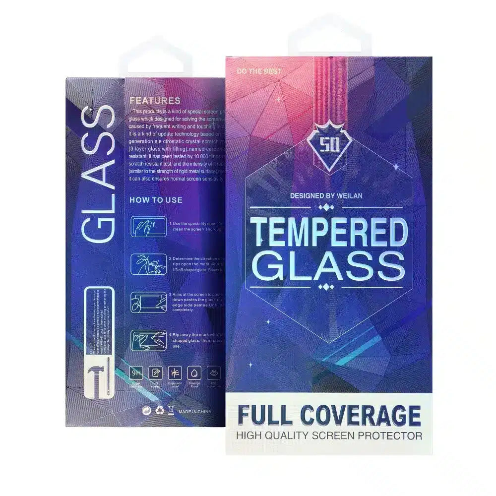 5D Tvrzené sklo s plným lepidlem pro Realme 14 Pro 5G – černý okraj