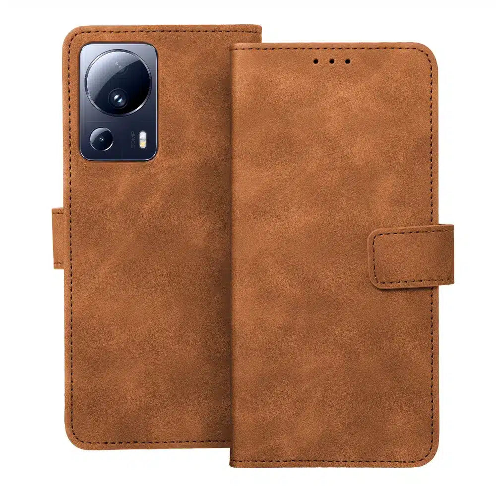 Pouzdro Tender flipové pro XIAOMI 13 Lite hnědé