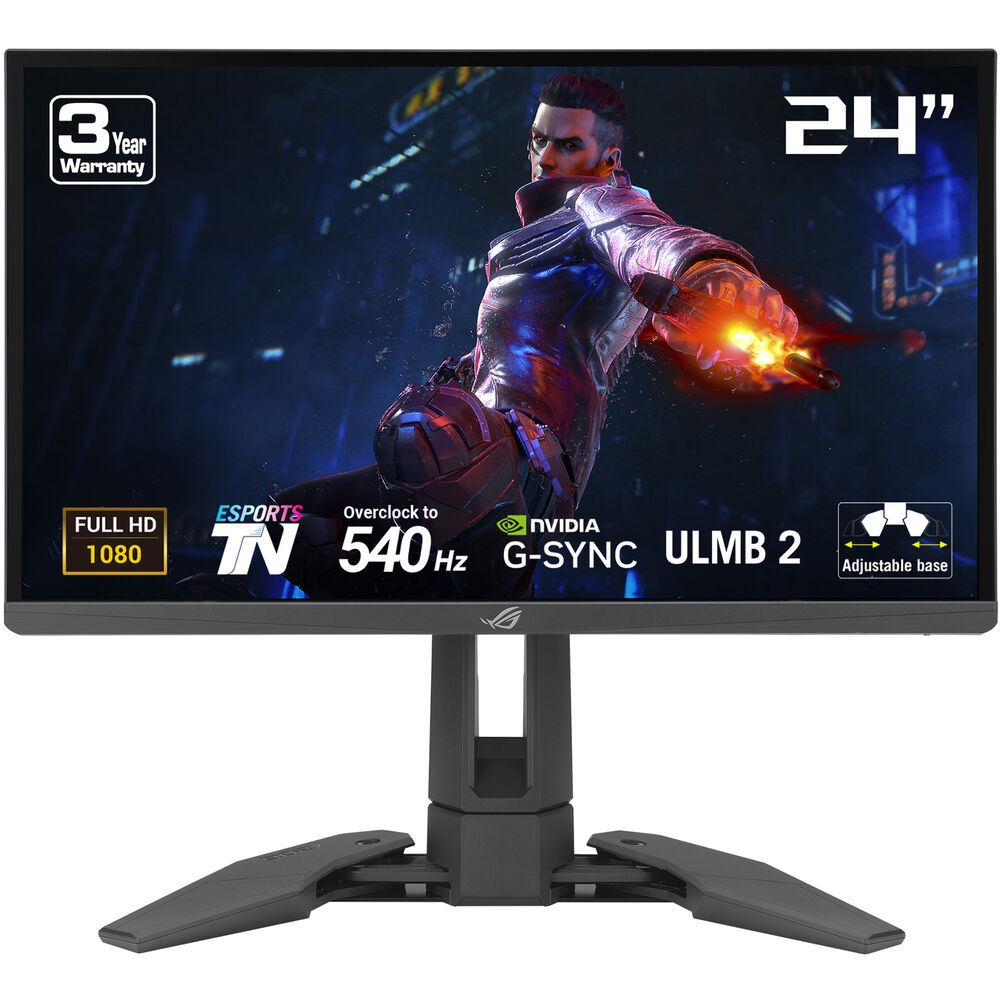 ASUS ROG Swift PG248QP računalni monitor 61,2 cm (24.1") 1920 x 1080 pikseli Full HD LCD Crno