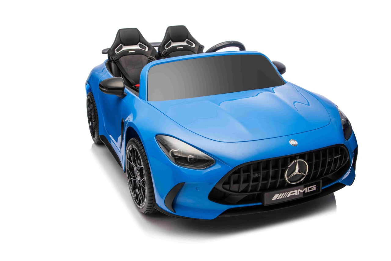 Licencirani auto na akumulator Mercedes Benz GT63 AMG - dvosjed - plavi