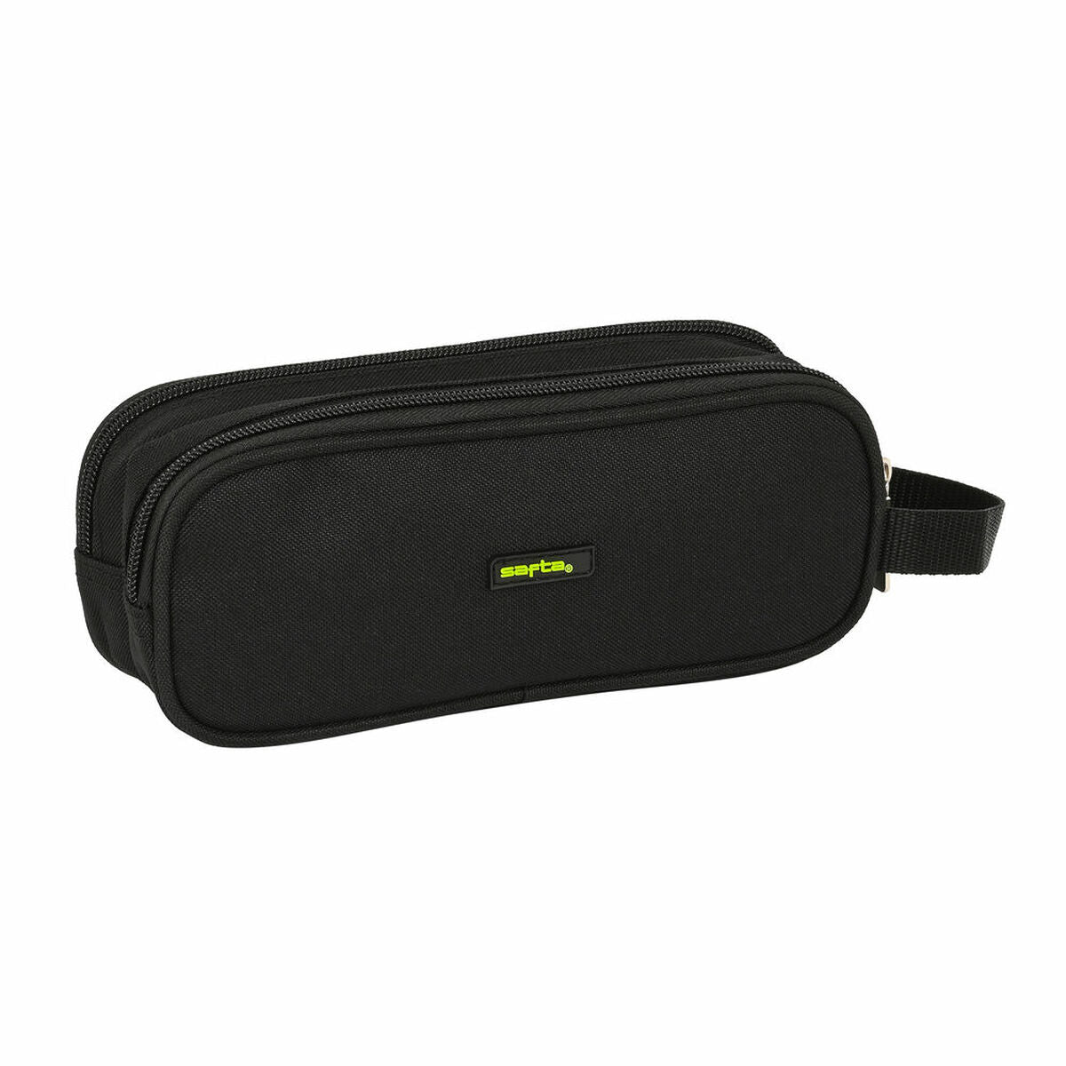 Dvostruka pernica Safta Surf Crna (21 x 8 x 6 cm)