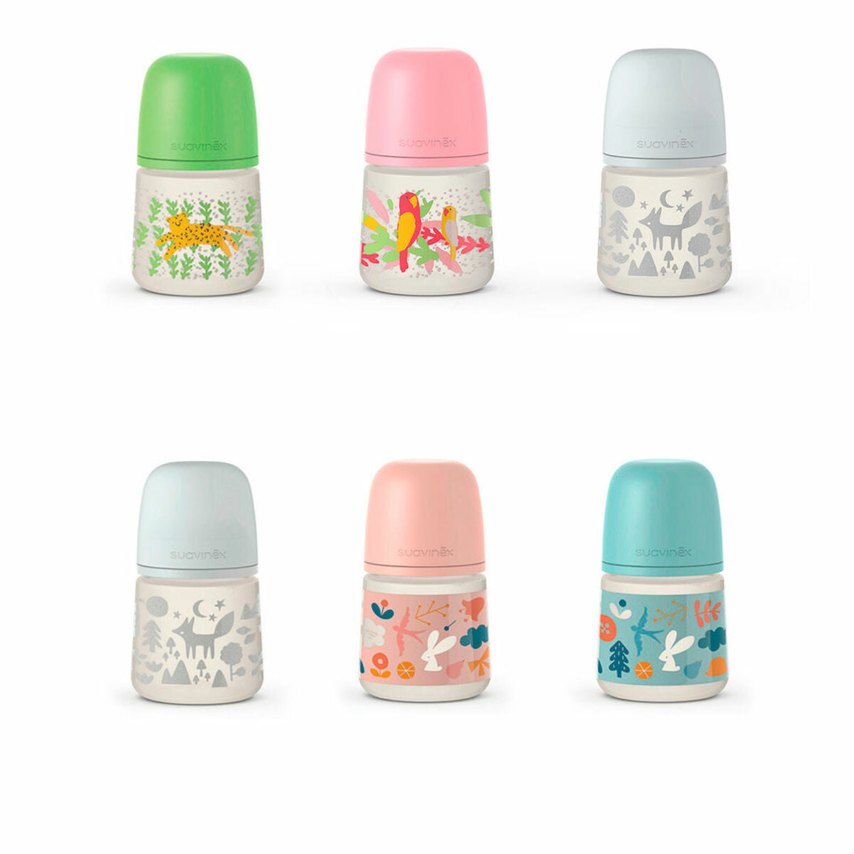Bočica za bebe Suavinex Prints S 150 ml