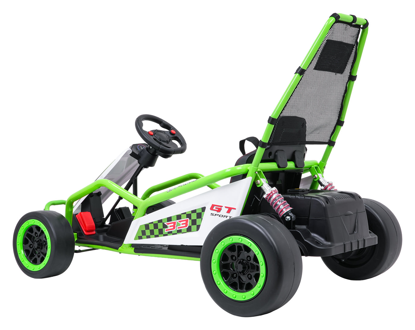 Go-Kart na akumulator TORNADO Drift - zeleni