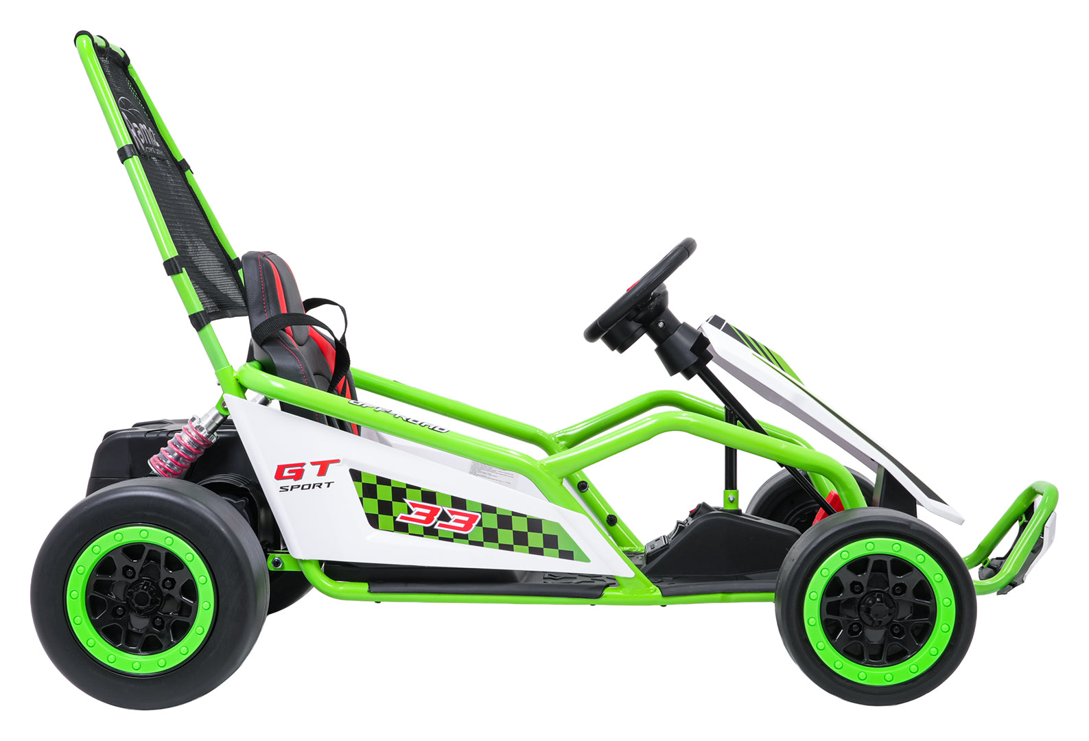 Go-Kart na akumulator TORNADO Drift - zeleni