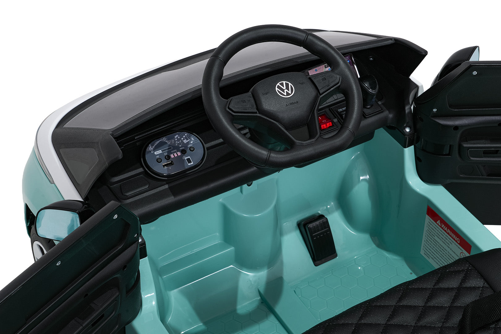 Licencirani auto na akumulator Volkswagen ID BUZZ - tirkizni