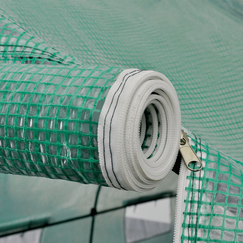 Prijenosni tunelasti plastenik s čeličnim okvirom 18 m²