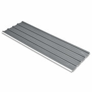 Krovni panel 12 pcs Sivi 129 x 45 cm Pocinčani čelik