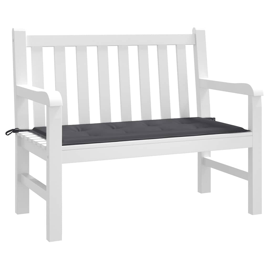 Jastuk za vrtnu klupu antracit 100x50x4 cm tkanina Oxford