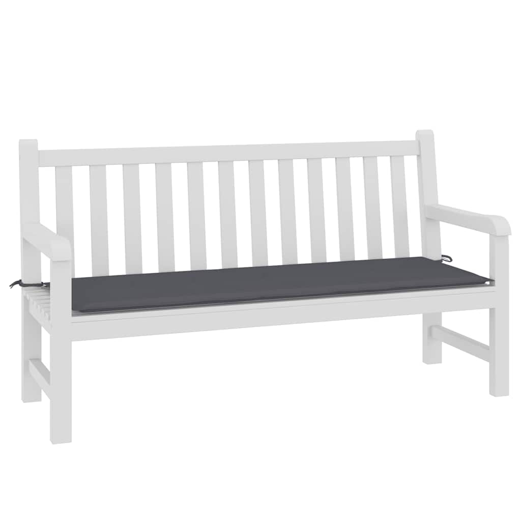 Jastuk za vrtnu klupu antracit 150 x 50 x 3 cm tkanina Oxford