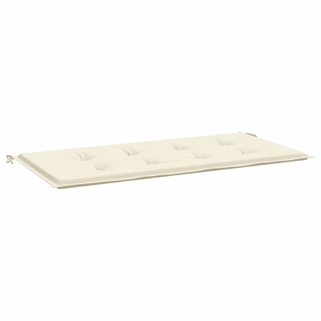 Jastuk za vrtnu klupu krem 100x50x4 cm od tkanine Oxford
