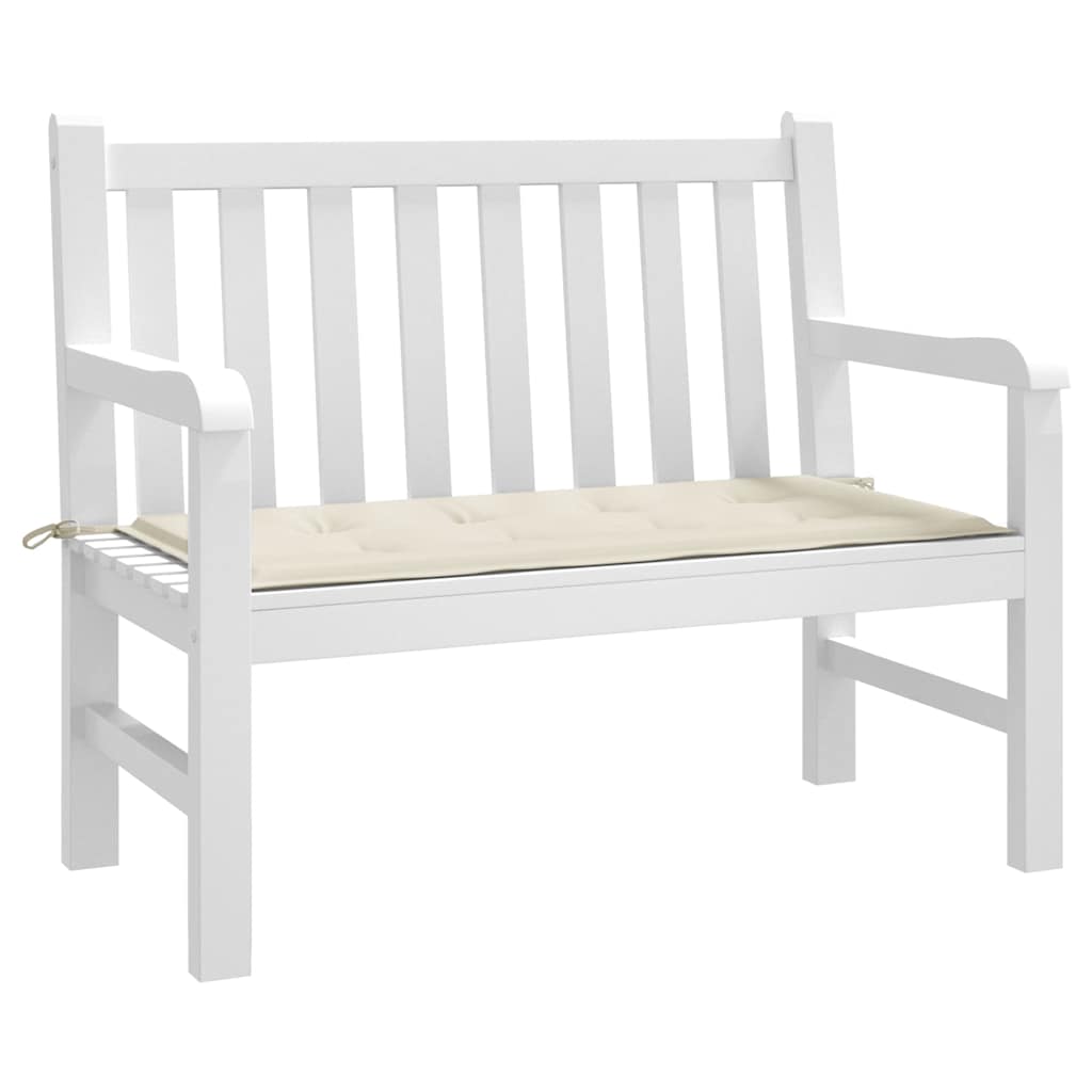 Jastuk za vrtnu klupu krem 100x50x4 cm od tkanine Oxford