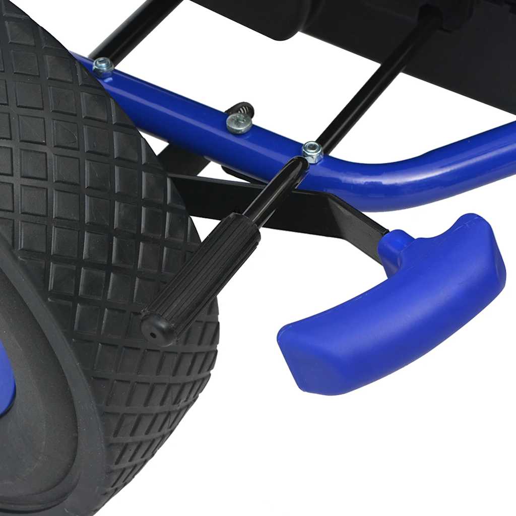 Go Kart s Pedalama i Podesivim Sjedalom Plavi